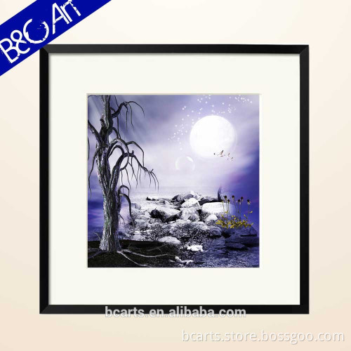 Matte Cotton Canvas With Print Oil Painting Decorative Painting